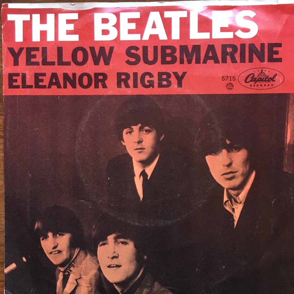 Rare Find! The Beatles 1966 Yellow Submarine 45RPM Records
